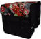 FAHRRADTASCHE 26 28 Erwachsene Satteltasche Gepäckträgetasche Doppel 2x15l / Einzelne 1x15l (20. Duo - Blumen)
