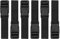 6 Pack Luggage Nylon Straps with Quick Release Buckle Utility Straps for Travel Packing Outdoor Sports, M, Black