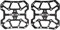 2st Adapter Für Klickpedale Mountainbike-Pedale Cleats-Pedal Fahrrad Klickpedale Rennrad Pedale Flache Pedale Für Mountainbikes Fahrradpedale MTB-Pedale Selbsthemmend Zubehör
