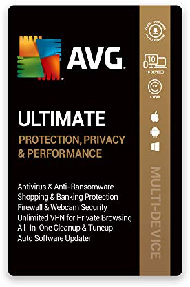 AVG Ultimate Multi-Device (10 Devices | 1 Year) (Email Delivery in 1 Hour- No CD)