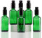 YIZHAO Flacon Spray Vide 50ml, Vert Bouteille Spray Verre, avec Brouillard de Pulverisateur Fine, pour Huiles Essentielles, Aromathérapie, Parfums, Nettoyage, Voyage, Pharmacie – 6Pcs