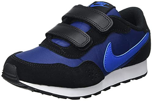 Nike Jungen Unisex Kinder MD Valiant Sneaker, Blue Void/Signal Blue-Black-White, 21 EU
