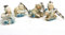 DLM-31930 (Kit 12 Pezzi) Portachiavi Azzurro con Bambino Bimbo Bebè Neonato Cavalluccio Treno Aereo Passeggino Nascita Battesimo Segnaposto bomboniera