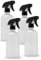 Kamoro HOME & KITCHEN 4er Set Glas-Sprühflasche - 4X 500ml Matte Flaschen - Mit 2 Modi ideal für Pflanzen, Garten, Bügeln oder als Desinfektionsspender