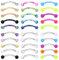 CASSIECA Rook Daith Piercing Schmuck 16G Chirurgenstahl 6mm 8mm 10mm Curved Barbell Augenbrauenringe Helix Tragus Snug Lip Bauchnabelpiercing Rook Daith Ohrringe für Damen Herren