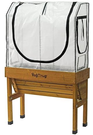 VegTrug WallHugger Cadre de Serre avec Housse
