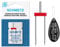 (Universal) Twin Extra Wide Sewing Machine Needle, Size 8.0/100, Includes Large Needle Threader