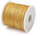 Cheriswelry Filo di nylon intrecciato con filo di nylon da 100 m con rocchetto per bracciali, collane, gioielli per creare nodi cinesi, verga d'oro