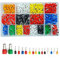 GFFG 2120pcs Kabelanschluss Crimping Werkzeugkit, Draht Ferrules Klemmen Kit, Ferrus Draht Crimpa Stecker Klemme Draht Isolierte Nabelschnurendendenden Anschlüsse für DIY Electrical Motorcycle