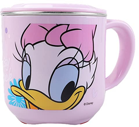 Disney Daisy Duck ABS Stainless Steel Cup with Lid, 250ml