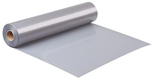 sourcing map Heat Transfer Vinyl Rolls, 12 x 35 Feet HTV Vinyl, Grey HTV Vinyl Iron on Vinyl Heat Vinyl Design for Shirts, Pillows, Hand Bags, Hats