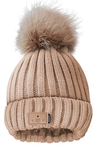 case&me Unisex Wollfell Winter-Hut, Rosa, One Size