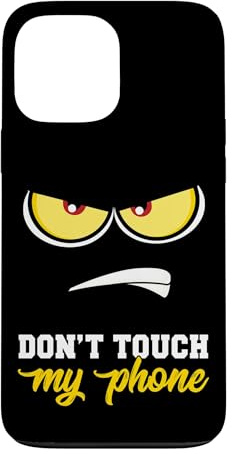Case Dont Touch My Phone Case Anime Lover Angry Face Gift Case for iPhone 13 Pro Max