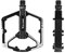 ENJOHOS Schwarzes Doppel-DU Fahrradpedale CNC Aluminium MTB Pedale Aluminium-Fahrradplattform, Pedale für Rennrad, MTB, BMX,Schwarz-2