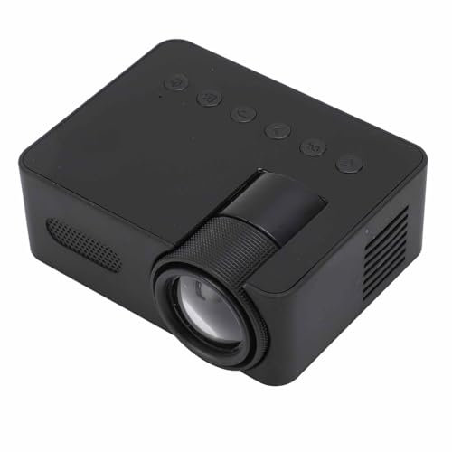 Mini Projector, 2024 Upgraded Eye Protection HD 1080P Home Theater Movie Projector, Built in 4Ω 2W Speaker, Multiple Interfaces HDMI Video Projector for Indoor Outdoor