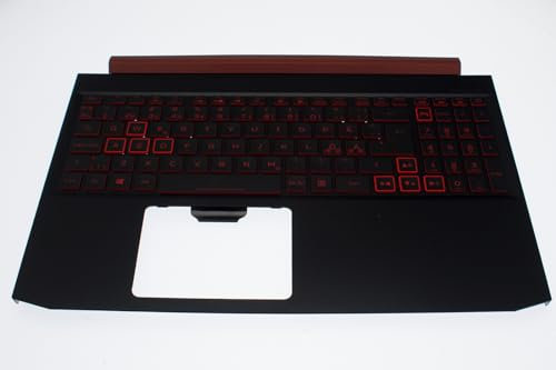 Acer Tastiera retroilluminata scandinava (Nordic) + bauletto nero Aspire Nitro 5 AN515-54 serie (originale)