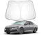 BIXUAN Superb 3 Sonnenschutz kompatibel mit Skoda Superb MK3 2015-2023 Windschutzscheibe für Superb3 das Auto Frontscheibenabdeckung Windschutz für Frontscheibe Blockiert UV Abdeckung Faltbar