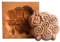 Wooden Cookie Mold, 3D Carved Wooden Cookie Mold, Biscuit Press Stamp Molds for Baking Moulds Christmas Halloween Kitchen DIY (Small Sheep)