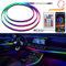 LED Innenbeleuchtung Auto, 110cm Ambientebeleuchtung Strip, USB-Innenraumbeleuchtung, Faseroptikstreifen, Ambient Lighting, APP Neonbeleuchtung, RGB Beleuchtung