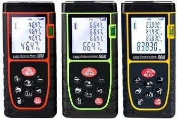 Misuratore Distanza Professionale Metro Laser Portatile Fino a 40m