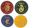 Harry Potter Hogwarts House Crest Coaster Set, Gryffindor, Hufflepuff, Ravenclaw, Slytherin, 4 Coasters (Set of 4