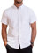 J.VER Mens White Short Sleeve Shirts Cotton Smart Casual Regular Fit Shirt Office Work Non Iron Button Down Oxford Summer Dress Shirt 4XL