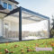 KJLEEN 3m×5m Clear Tarpaulin Waterproof Heavy Duty 440g/m² Transparent Tarpaulin PVC Clear Tarp with Reinforced Eyelets & Rope, Windproof Gazebo Side Panels Pergola Cover for Garden Greenhouse（3×5m)