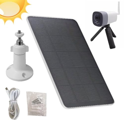 Ring Doorbell Solar Panel - Multipurpose Solar Panel Charger, Ring Doorbell Charger | ° Mounting Bracket Outdoor Waterproof 3w 5v Solar Charger, Ring Doorbell Replacement Parts for Phones, Cameras