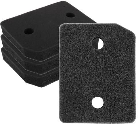 Wozzies 4 Filtre Compatibles avec Miele T1 9164761, Filtre pour Sèche Linge avec Pompe à Chaleur, 207 x 157 x 30 mm, Filtres en Éponge et à Peluches, Remplacement de Filtres pour Sèche-Linge
