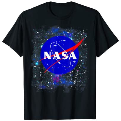 NASA Official Logo In The Stars Graphic, Kurzarm, T-Shirt