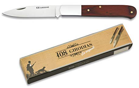 Albainox 01219 Navaja 108 GIRODIAS. Hoja 8.5 cm Herramienta para Caza, Pesca, Camping, Outdoor, Supervivencia y Bushcraft