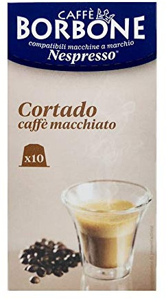 CORTADO CAFÉ MACCHIATO CAFFÈ BORBONE - 10 CAPSULES COMPATIBLES NESPRESSO 4.5g