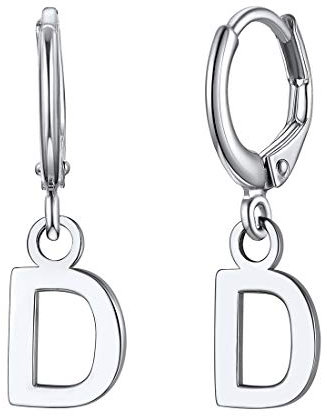 ChicSilver Silber Damen Ohrringe Frauen Creolen Hoop Tropfen Ohrstecker für Valentinstag Weihnachten Jeden Tag