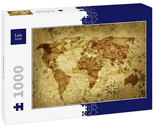 Lais Puzzle Alte Weltkarte 1000 Teile