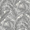 Tropical Palm Leaf Wallpaper Glitter Textured Vinyl White Black