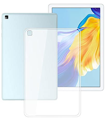 HHUAN Coque pour Lenovo Tab P11 TB-J606F 11.0 pouc Tablette, Semi-Transparent Souple Silicone TPU Etui Housse Antichocs Bumper Case Cover - Semi-Transparent