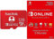 SanDisk microSDXC UHS-I Speicherkarte für Nintendo Switch 128 GB (V30, U3, C10, A1, 100 MB/s) + Nintendo Switch Online Mitgliedschaft - 3 Monate | Switch Download Code