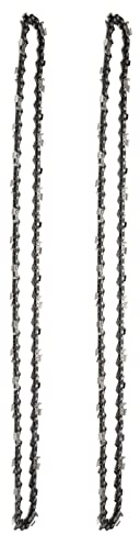 Queiting 2pcs Chainsaw Chain for 20 Inch (50cm) Bar 76 Drive Links Replacement Saw Chain for Other Mini Saw Chainsaws