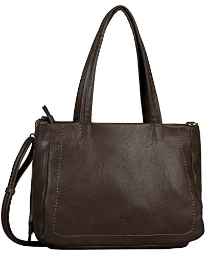 Gabor, Kara, Damen, Shopper, M, Dark Taupe, 37,5x13,5x24,5 cm
