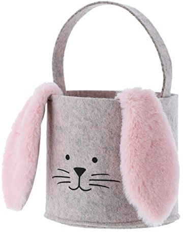 1x Osternest Hase rosa/Verschiedene Designs wählbar/Ostern