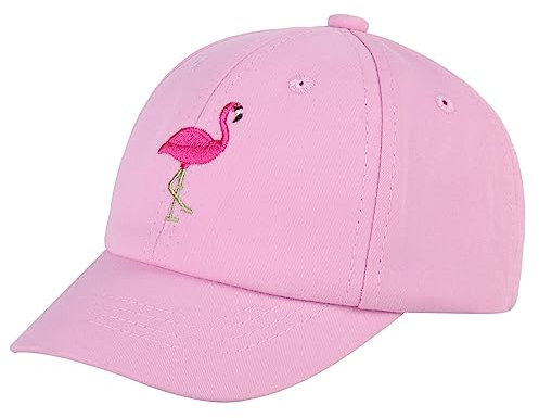 Happy Cherry - Bambino Berretto da Baseball Estivo per Tennis Calcio Golf Bambini Cappellino con Visiera Bambine Cappello da Sole Anti-UV Berretto da Spiaggia Hat Protezione Solare - 4-8 Anni - Rosa