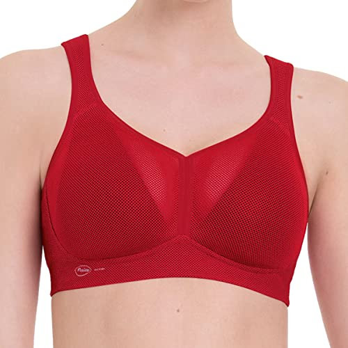 Anita Reggiseno sportivo imbottito con controllo dell'aria, Rossetto., 2 D (Taglia Produttore: 32D)