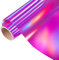 VINYL FROG Holographic HTV Vinyl Roll 12 x5ft Purple Metallic Heat Transfer Vinyl Iron on Vinyl Easy to Cut & Weed DIY Heat Press Design for T-Shirts, VF-HTV18-HPL