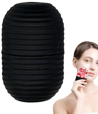 Acunny Ice Cream Mould, Face Ice Maker, Face and Body Roller - Holders for Face Skin Care Silicone Roller for Ice Cubes