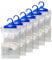 ANSIO Wardrobe Dehumidifier Hanging Bags Pack of 6, Trap, Condensation, Dehumidifiers for Damp, Mould, Bedroom, Caravan, Bathroom, Basement, Office – 210g Each, White