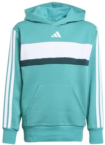 adidas Unisex Kinder Seasonal Essentials Tiberio 3 Stripes Fleece Hoodie Hooded Sweatshirt (1er Pack)