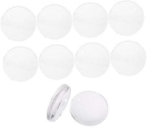 LIFKICH 10pcs 37mm Vr Lenses Anti-dizzy Biconvex Light-blocking Lens for 3d Glasses and Vr Headsets Accessories