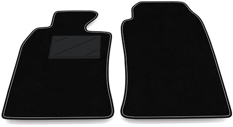 Auto-Fußmatten Kit nur vorne 2 Stück kompatibel mit Mini Cooper R50 2001-2007 | Set 2 Teppiche vorne nach Maß in Teppich