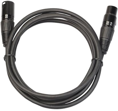 Lbvzxkad Cable de Audio XLR Micrófono de Karaoke Cable de Cañón de Sonido Cable XLR Macho A Hembra Cable de Extensión XLR Cable de Micrófono 2 Metros