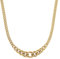 s.Oliver Halskette Edelstahl Damen Halsschmuck, 40+5 cm, Gold, Kommt in Schmuck Geschenk Box, 2039749